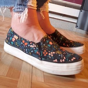 Keds Rifle Paper Company Slip Ons